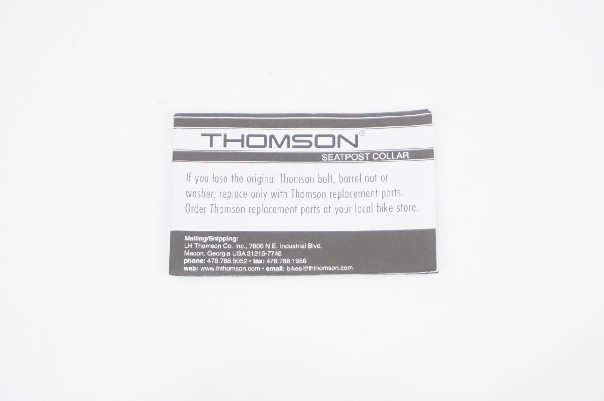 THOMSON 「トムソン」 シートクランプ / AKIBA店