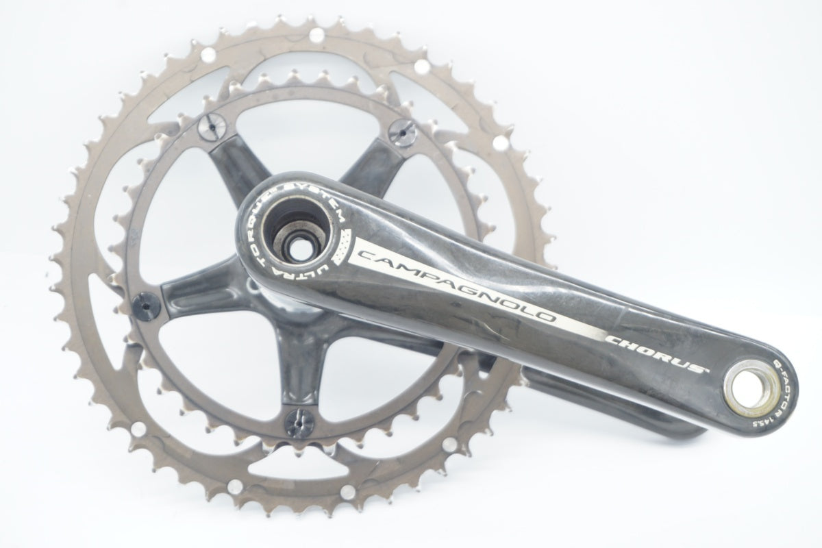 【美品】カンパニョーロ レコード クランク52/39（10速）※匿名配送 Campagnolo（カンパニョーロ） ケンタウル CENTAUR 10速 52-39T 170mm