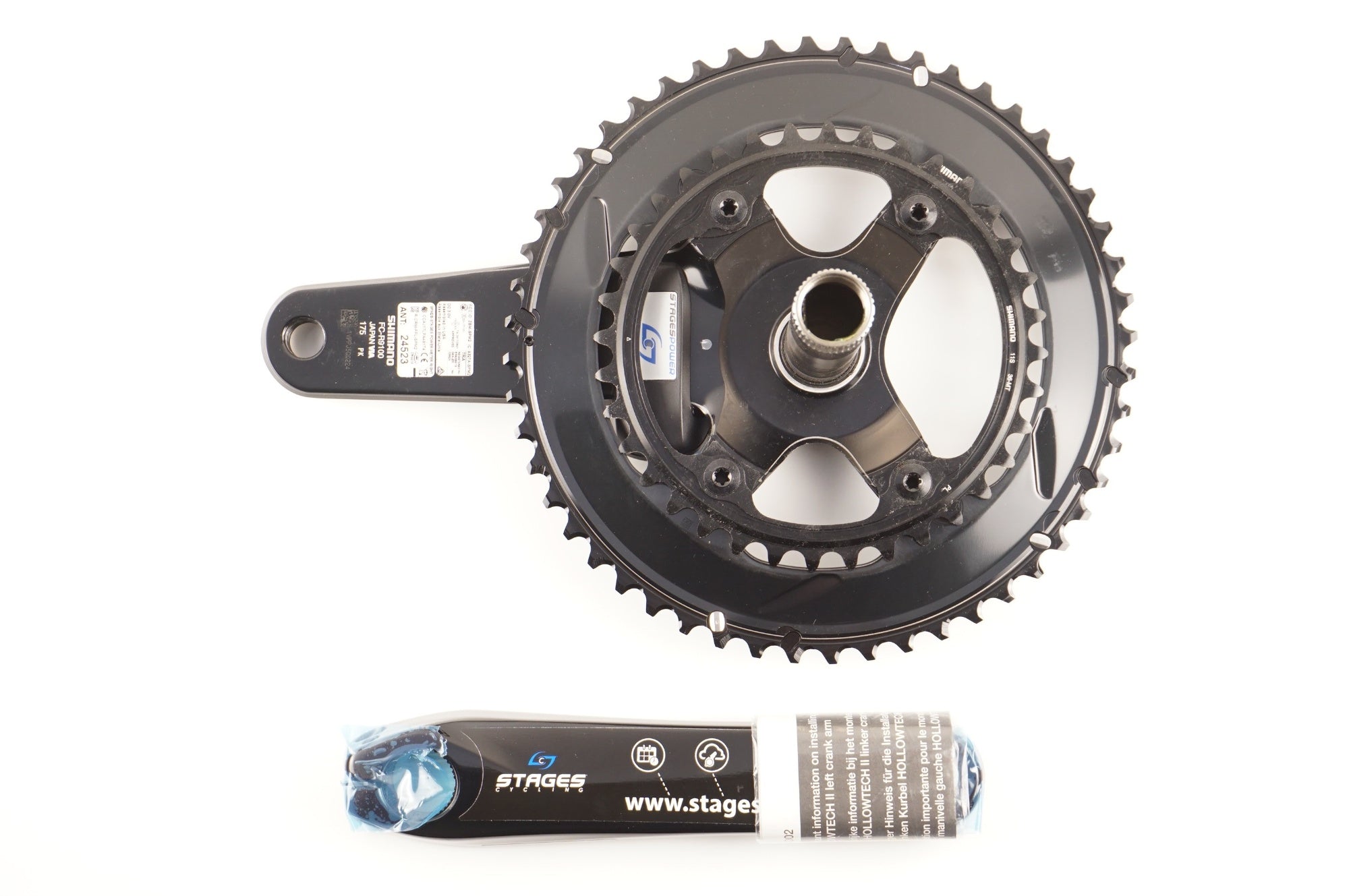 DURA-ACE R9100 STAGES片側パワーメーター 170mm 美品 SHIMANO 「シマノ」 DURA ACE FC-R9100 STAGES 52/36T 175mm パワー