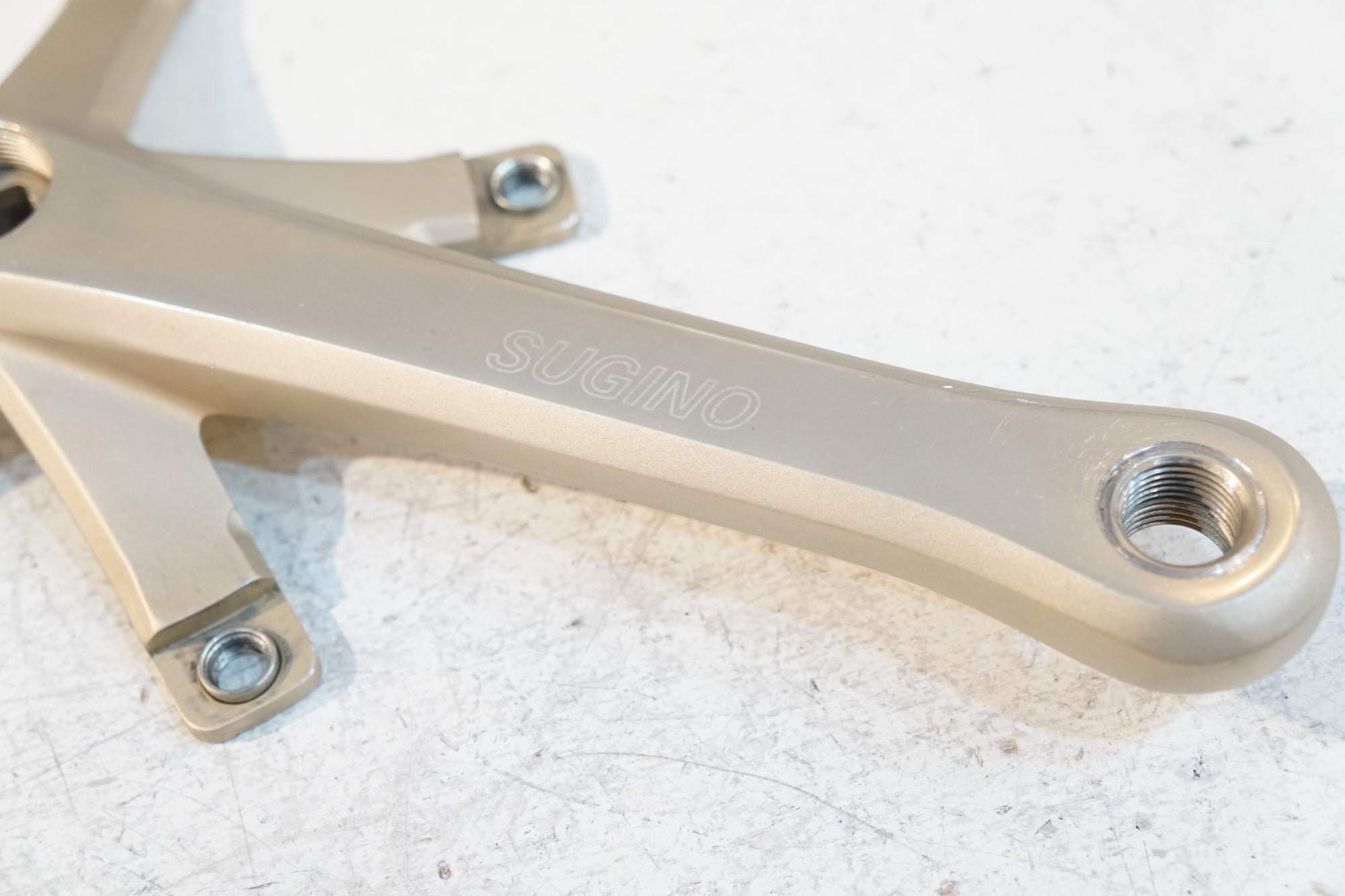 SUGINO 「スギノ」 GRAND MIGHTY 165mm NJS CRANK CHAMPAGNE GOLD