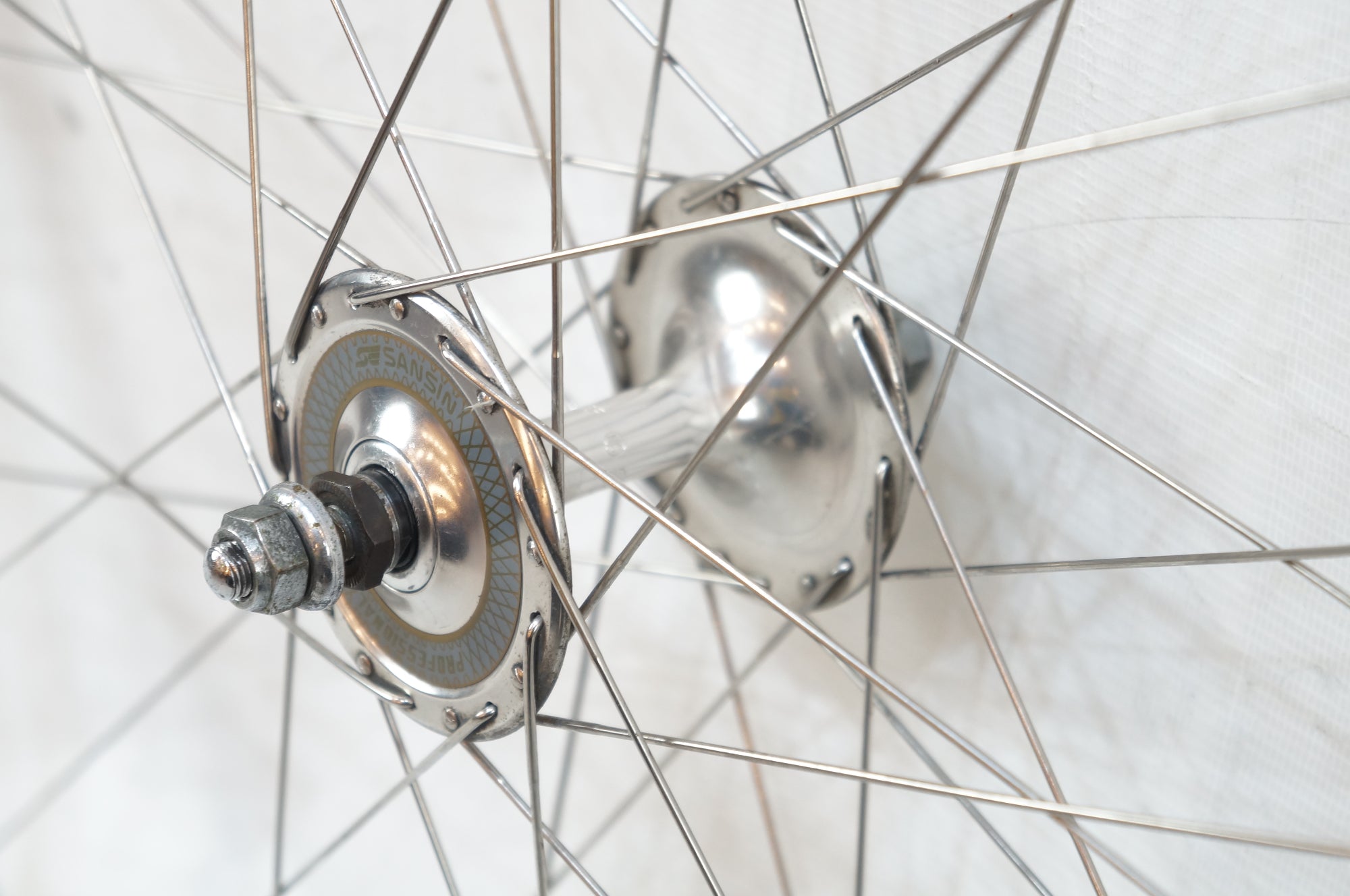 SANSIN 「サンシン」 PROFESSIONAL NJS ピストハブ 36H フロント