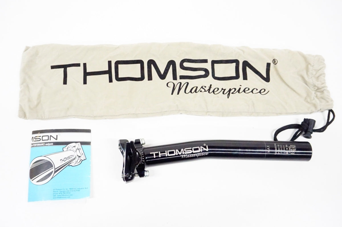 THOMSON 「トムソン」 MASTERPIECE SETBACK Φ27.2 240mm シートポスト
