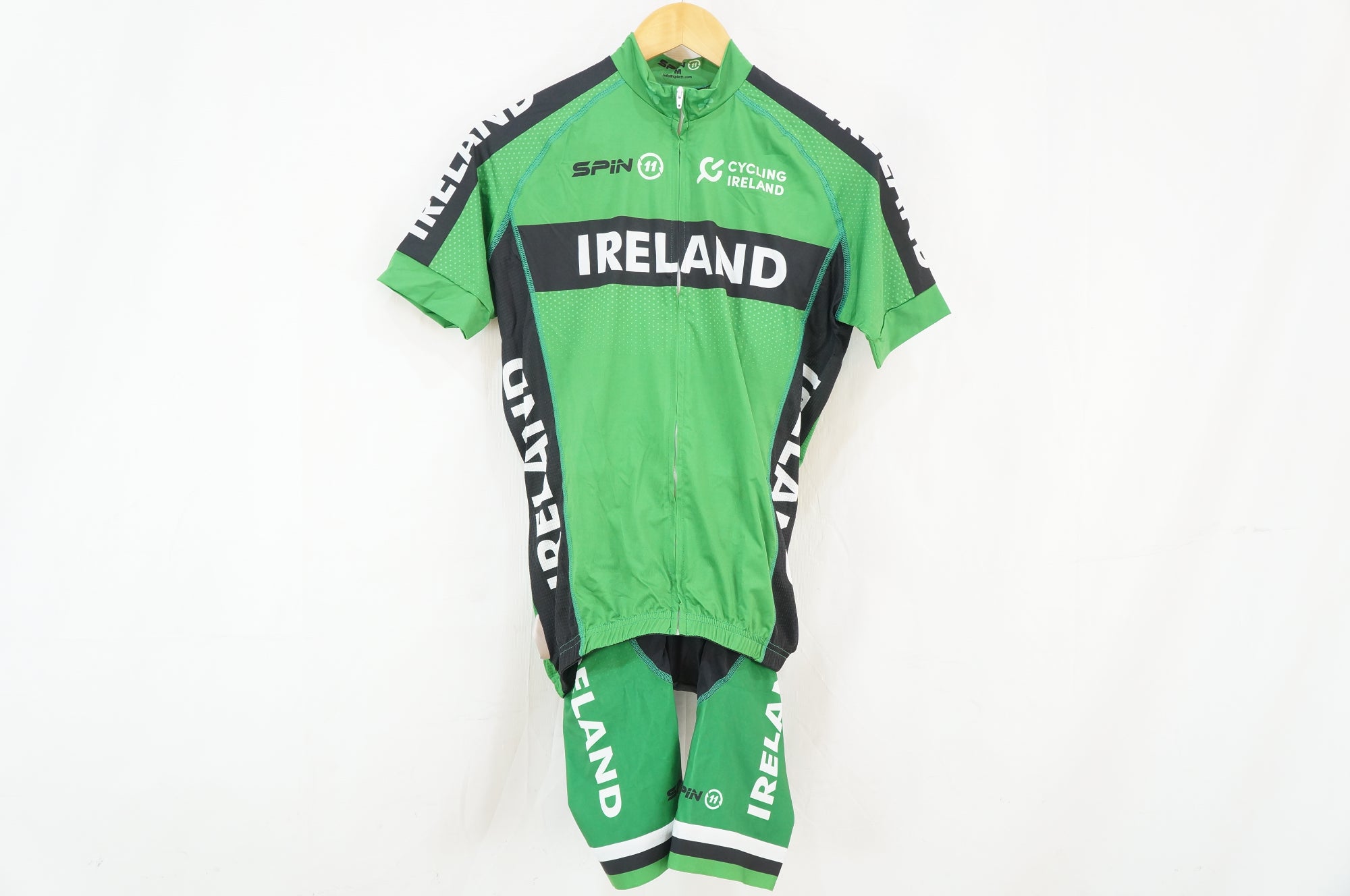 SPIN 11 「スピン11」 TEAM IRELAND SS JERSEY Mサイズ 上下セット / バイチャリ浦和ベース