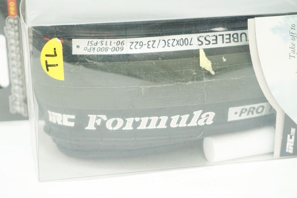 IRC 「アイアールシー」 FORMULA PRO TUBELESS 700x23C タイヤ / 大阪美原北インター店