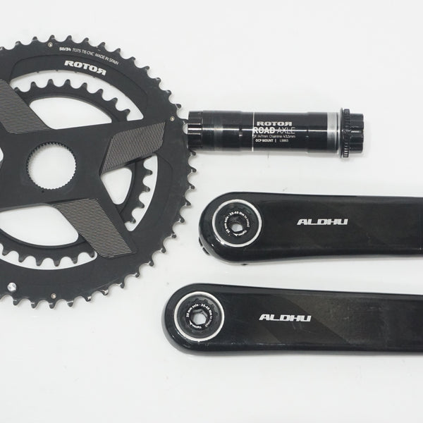 ROTOR 「ローター」 ALDHU CARBON 50-34T 172.5mm クランクセット