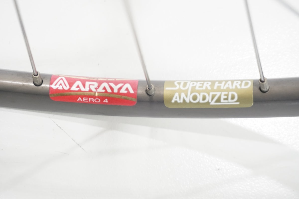 ARAYA 「アラヤ」 AERO4 リム SUNTOUR SUPERBE PRO ハブ フロントホイール / 滋賀大津店