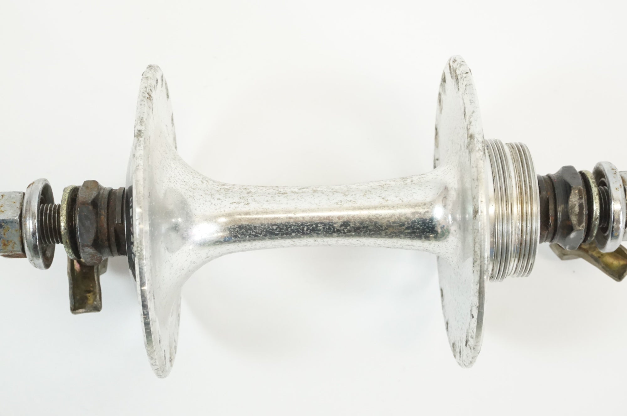 シマノ DURA-ACE HB-7600 ハブ前後輪セット　３２Ｈ　ナットあり シマノ DURA-ACE HB-7600 ハブ前後輪セット 32H ナットあり