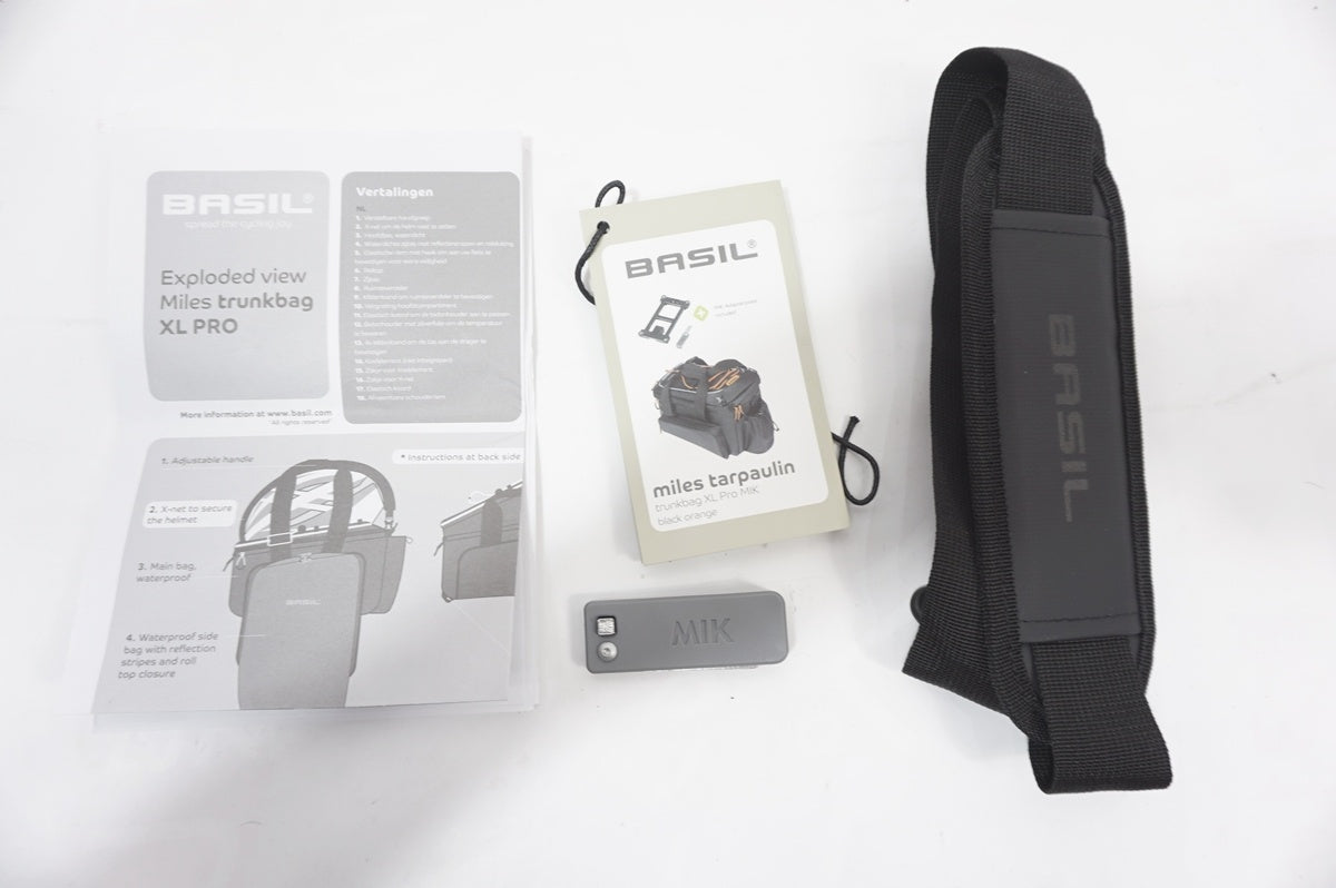 BASIL 「バジル」 MILES TARPAULIN TRUNKBAG XL PRO キャリアバッグ / バイチャリ世田谷店