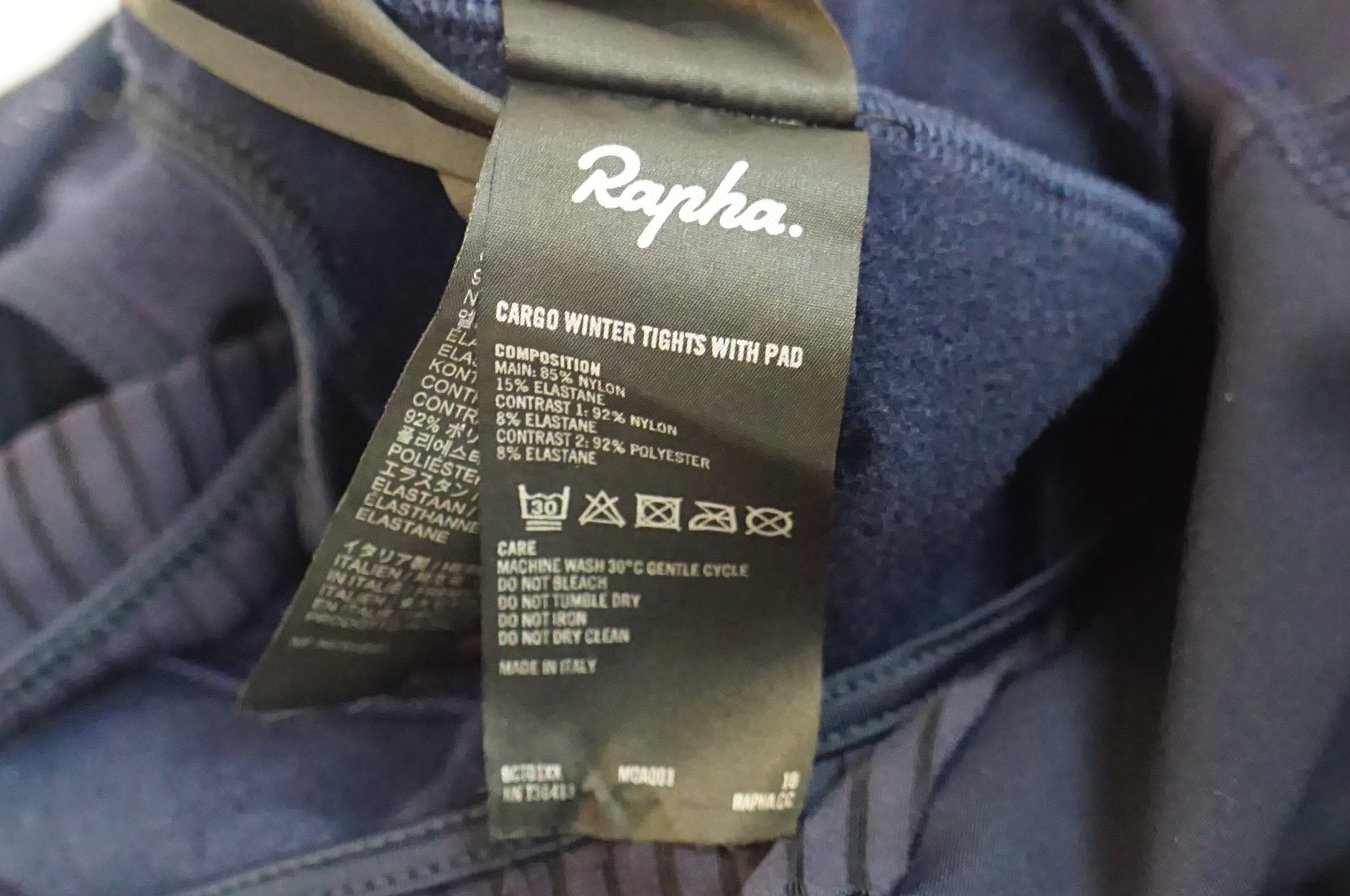 RAPHA 「ラファ」 CARGO WINTER TIGHTS WITH PAD XSサイズ ビブタイツ / 熊谷本店