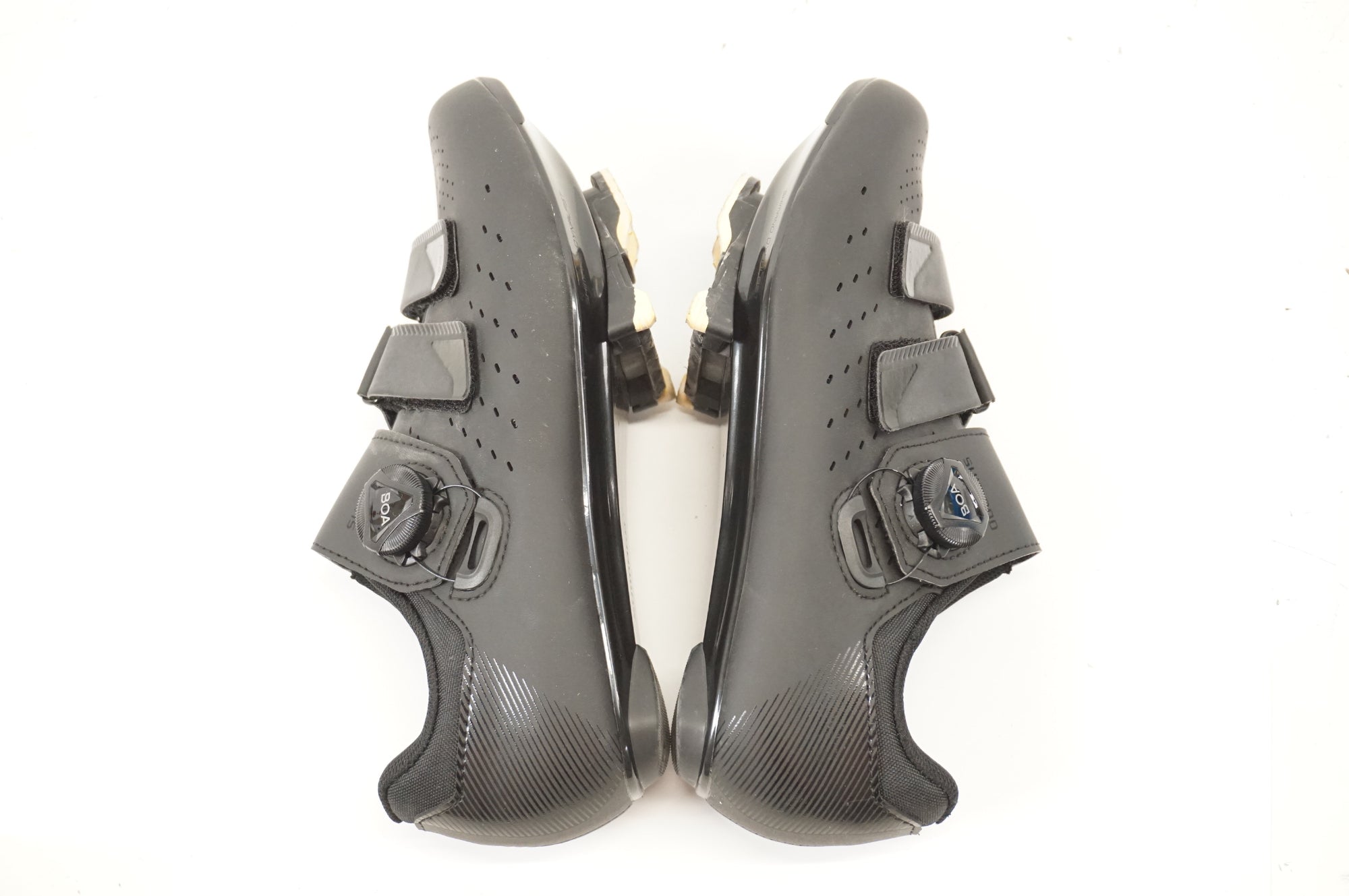 【美品】SHIMANO シューズRP4 シマノ RP4（SH-RP400）ブラック SPD-SL ロードシューズ