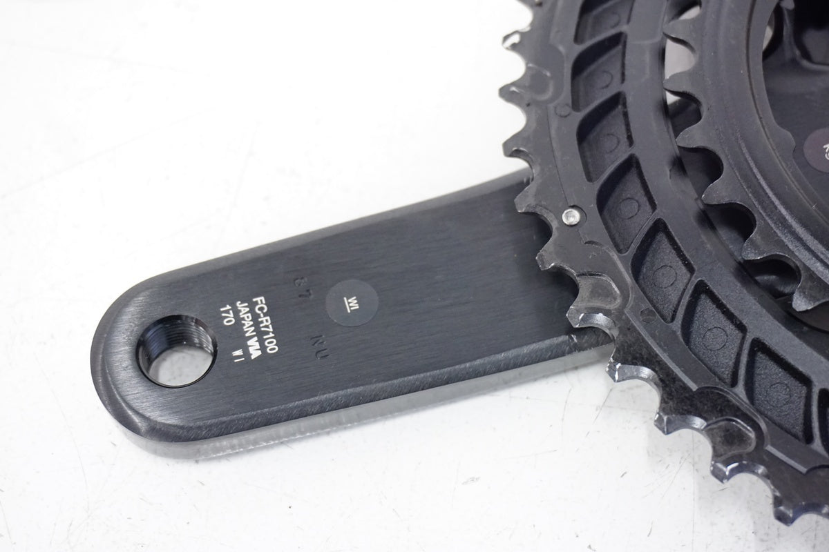 【美品】FC-R7100 50-34 12s クランク 170mm Amazon | シマノ(SHIMANO) FC-R7100 12s 165mm 50-34T IFCR7100AX04 中