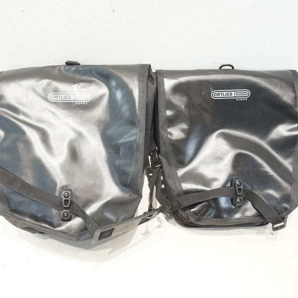 【中古】オートリーブパニアパック20L×2 グレー 防水 ORTLIEB 「オルトリーブ」 WATERPROOF BACK ROLLER CLASSIC パニア