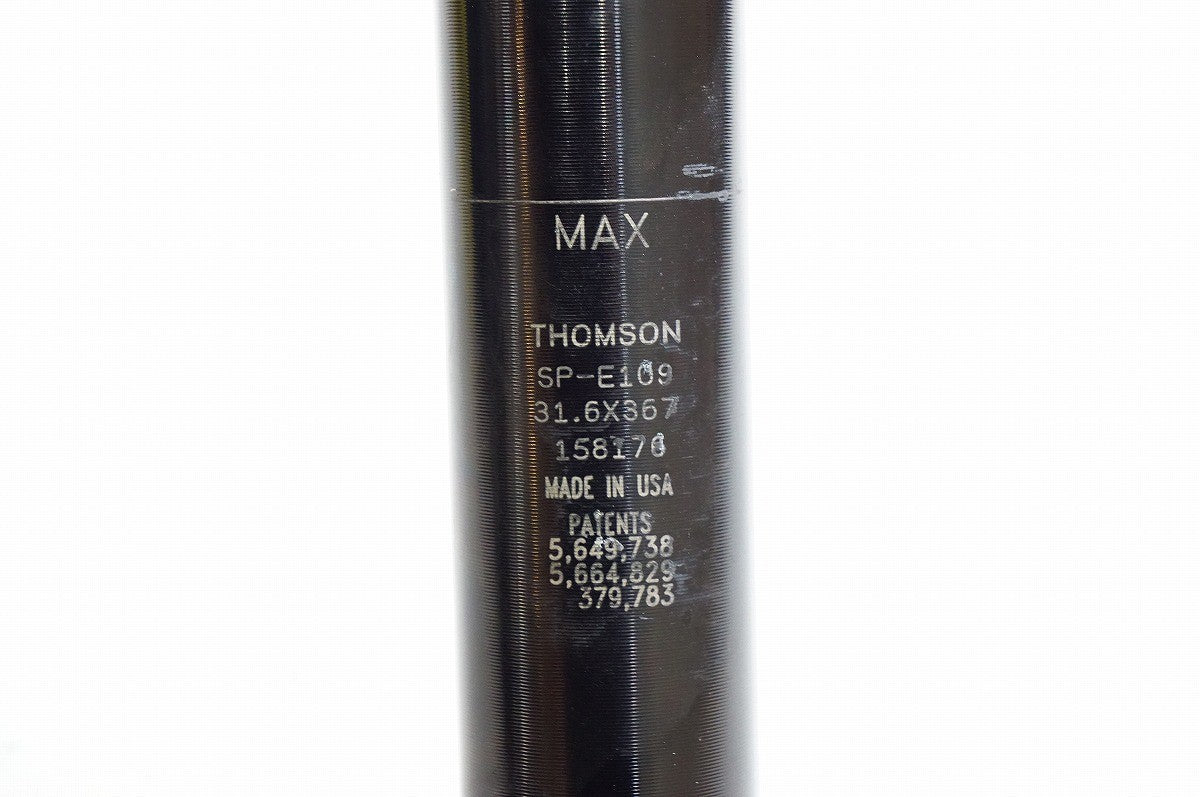 THOMSON 「トムソン」 ELITE φ31.6 367mm シートポスト / 熊谷本店