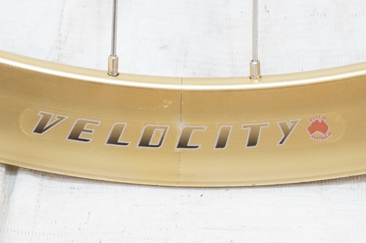 VELOCITY 「ベロシティ」 B43 リム/ SHIMANO M4050ハブ SHIMANO 8-10S ホイールセット / 浦和ベース
