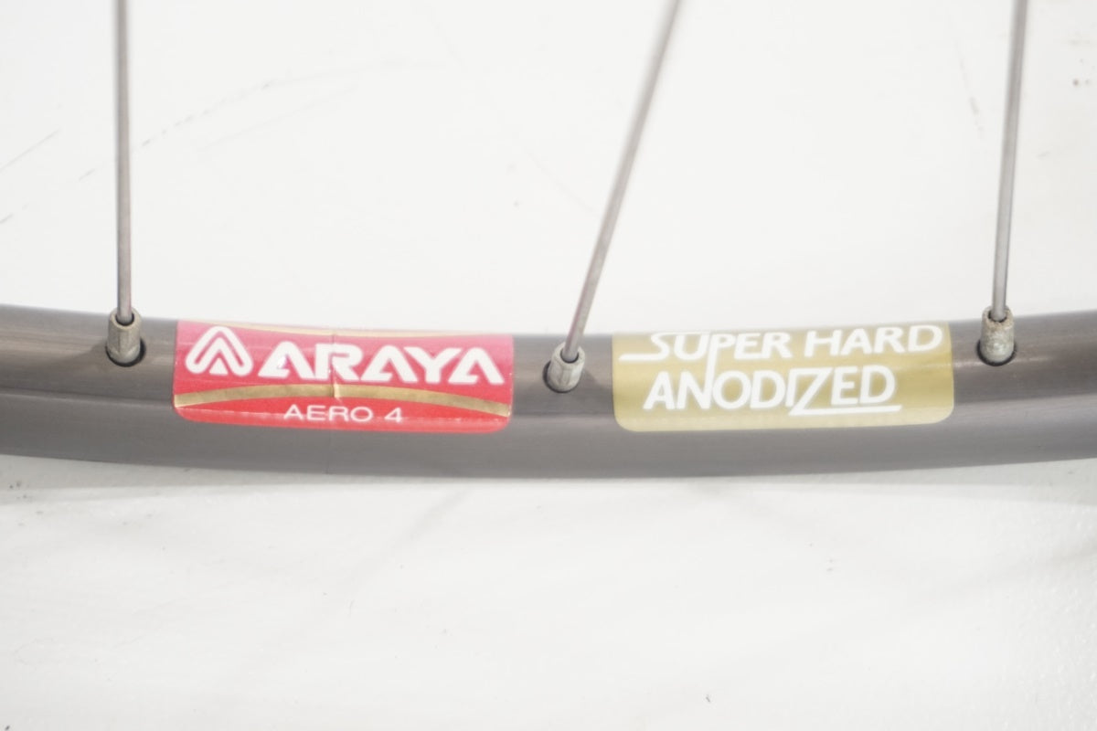 ARAYA 「アラヤ」 AERO4 リム SHIMANO 105 FH-1056 ハブ SHIANO8速 リアホイール / 滋賀大津店