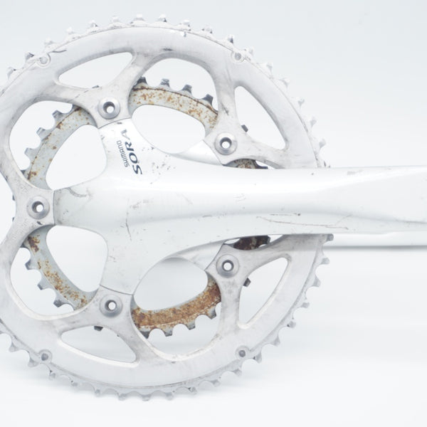 Shimano 105 r7000クランクセットビンディングペダル付き 中古)SHIMANO (シマノ) 105 FC-R7000 170mm 53-39T クランク