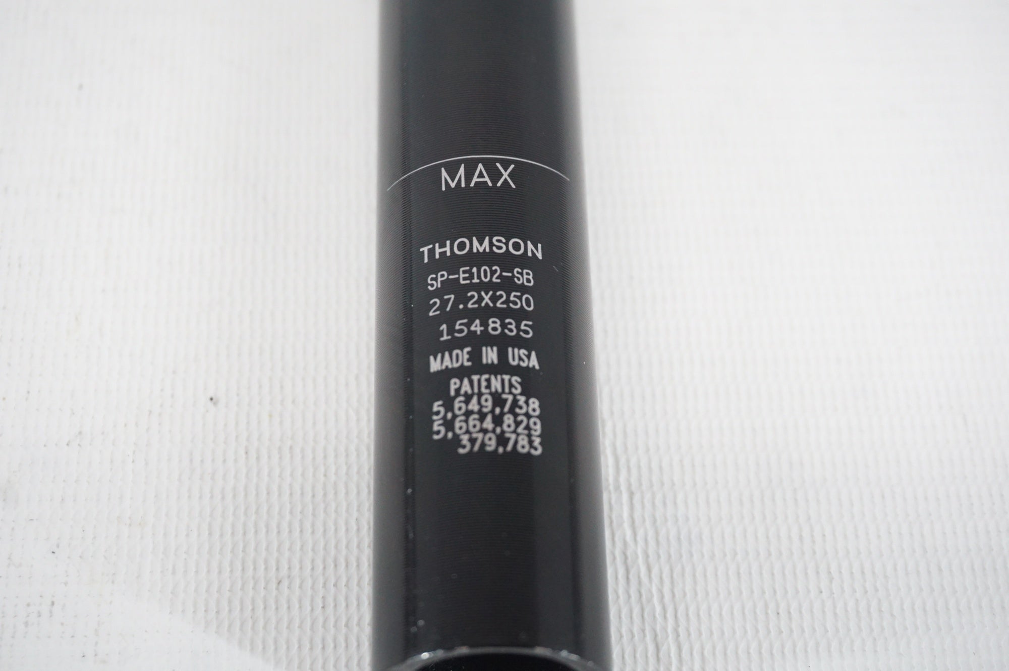 THOMSON 「トムソン」 ELITE SP-E102-SB φ27.2 250mm シートポスト / 阪急塚口店
