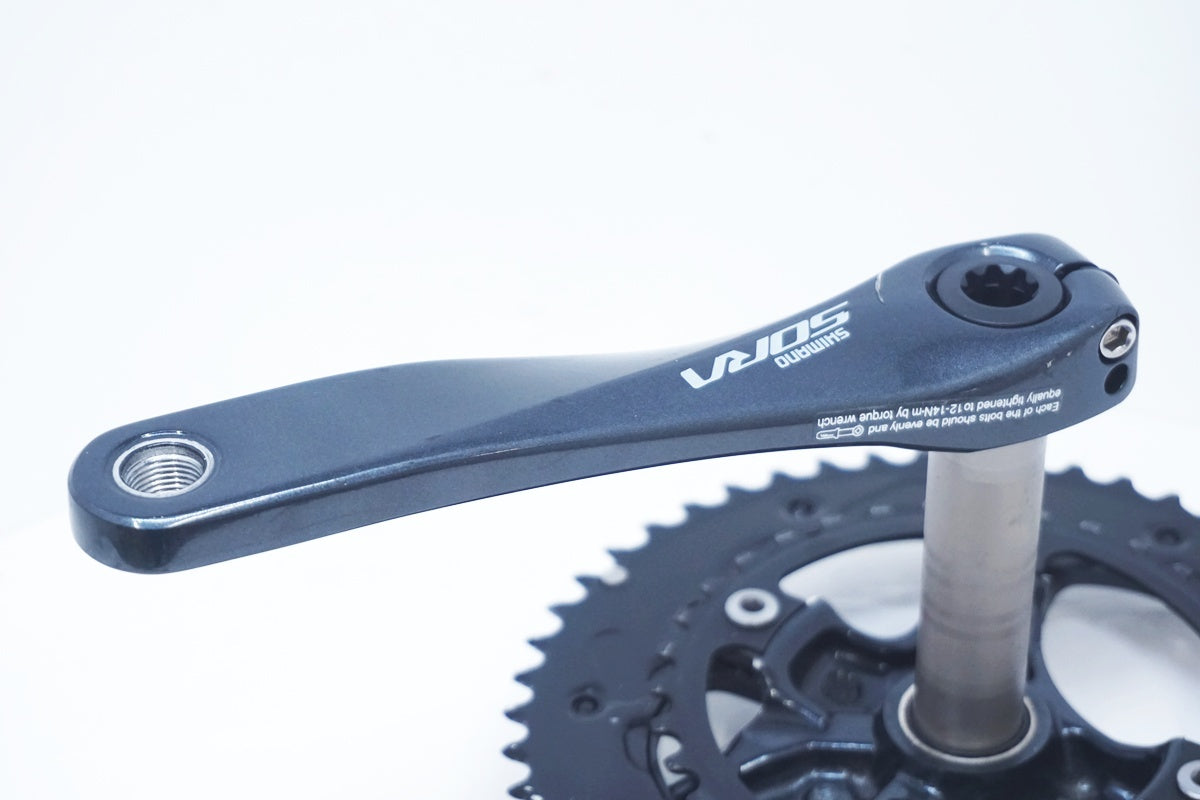 Shimano SORA　R3000 クランクセット 50-34T 170mm SHIMANO（シマノ）FC-R3000 クランクセット 9S 50×34T SORA ソラ