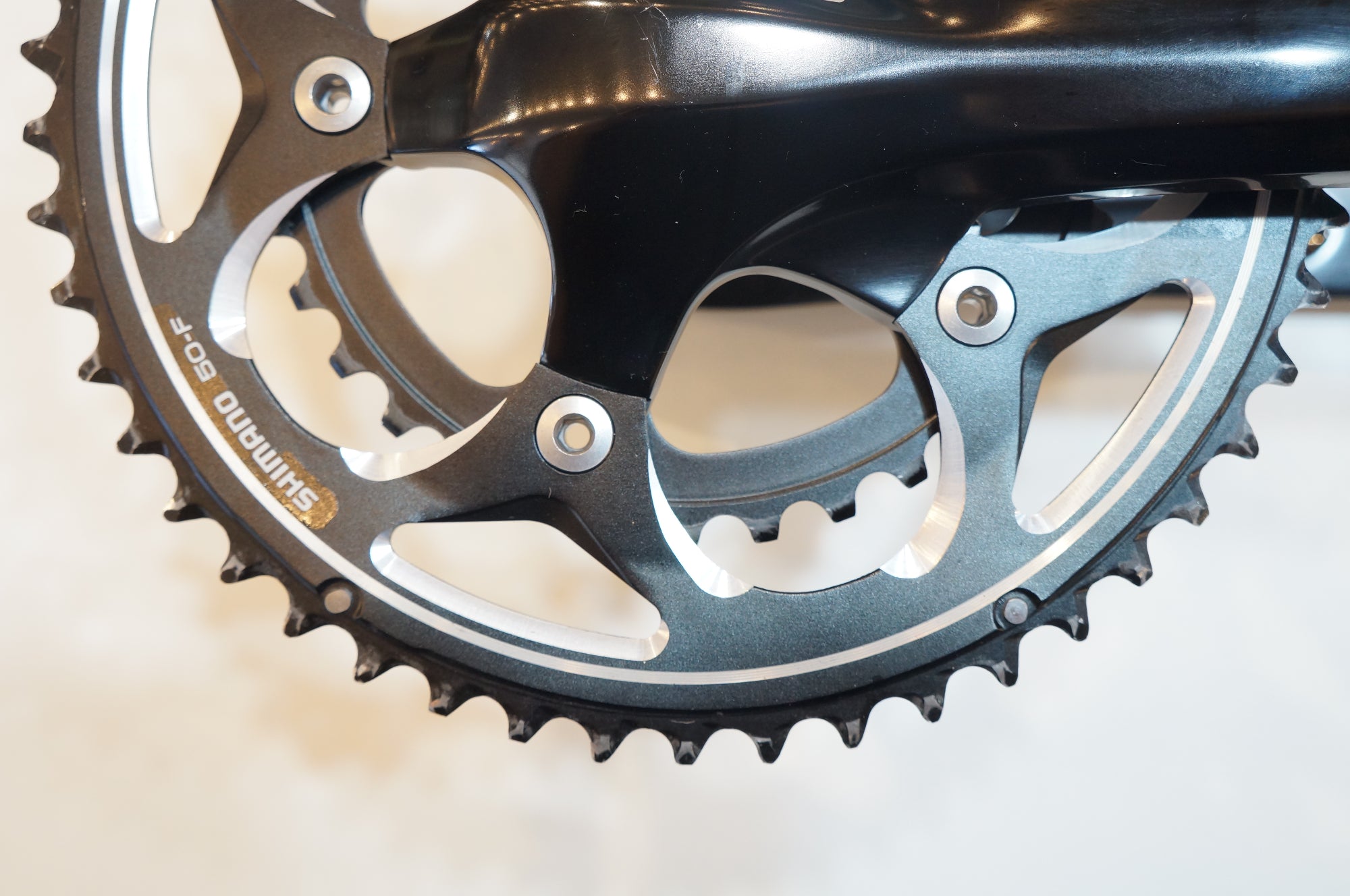自転車フレーム＋フォーク＋クランクセット（現状／レストアベース） SHIMANO 「シマノ」 FC-R565 50-34T 170mm クランクセット