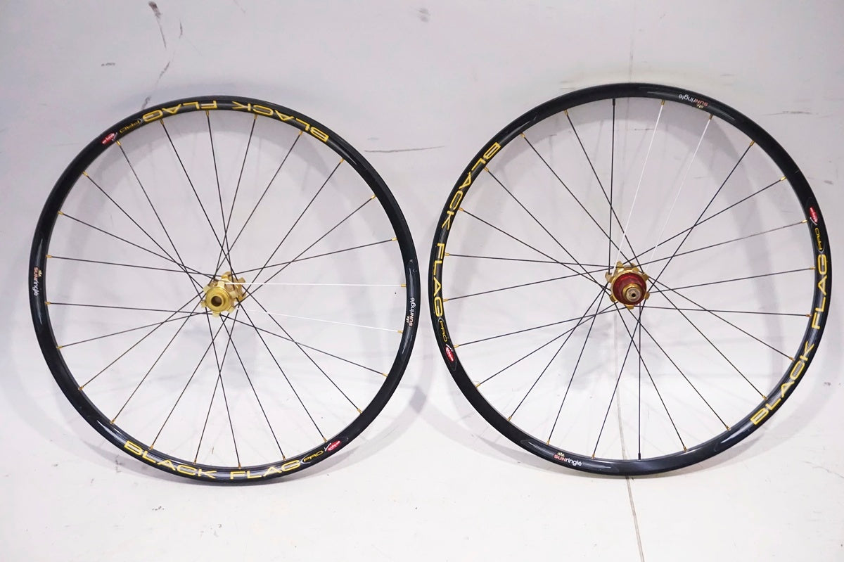 SUNRINGLE 「サンリングル」 BLACK FLAG PRO シマノ8.9速 ホイールセット/ 大阪門真店