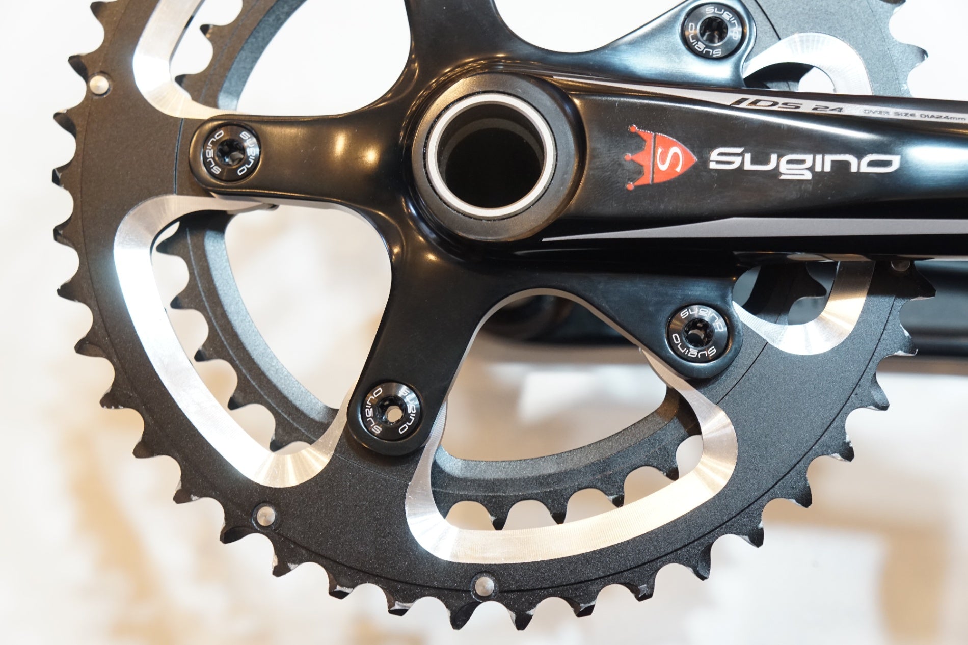 SUGINO 「スギノ」 OX-801D 46-36T 167.5mm クランクセット/ バイチャリ浦和ベース