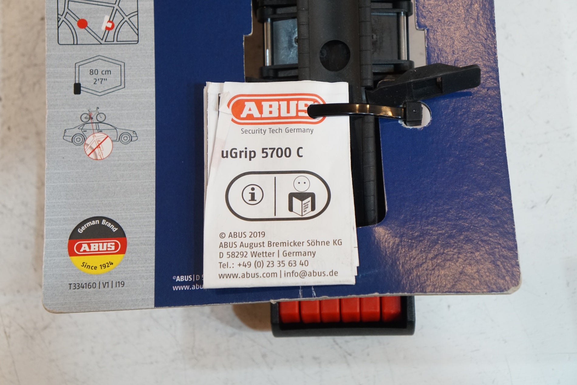 ABUS 「アバス」 UGRIP BORDO 5700C ロック / バイチャリ浦和ベース