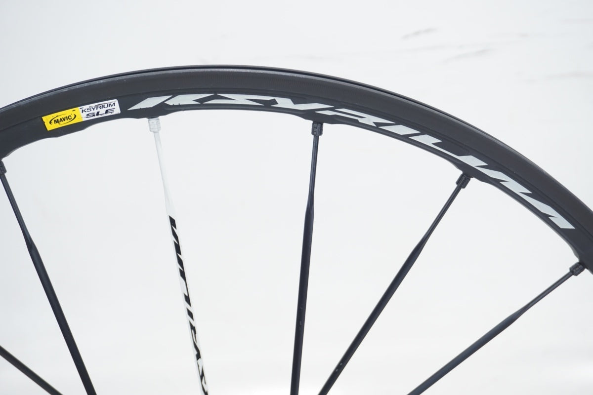 MAVIC ( マヴィック ) KSYRIUM JERSEYサイズL MAVIC 「マヴィック」 KSYRIUM SLE SHIMANO11速 ホイールセット / 滋賀