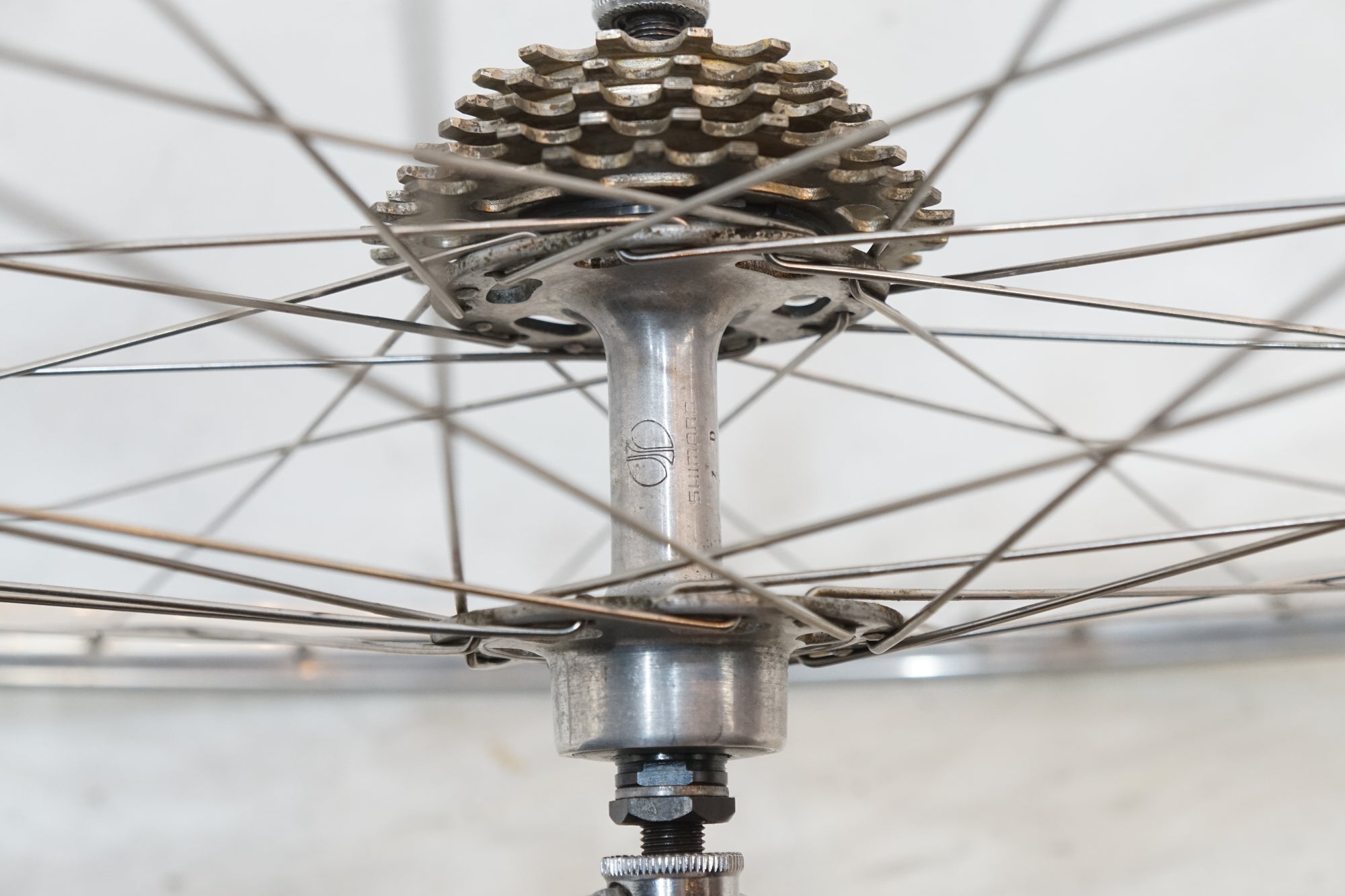 SHIMANO 「シマノ」 DURA-ACE ハブ 手組 ボスフリー ホイールセット / バイチャリ浦和ベース