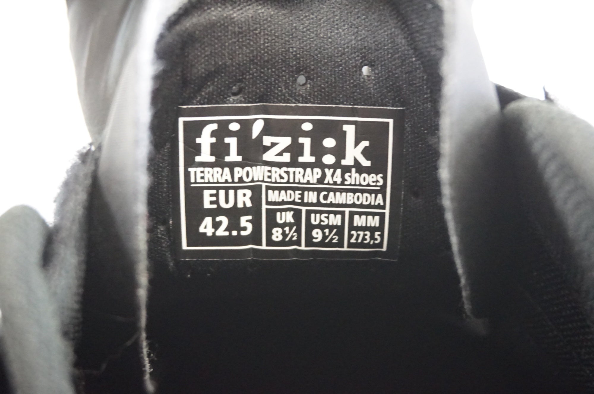 FIZIK 「フィジーク」 TERRA POWERSTRAP X4 EU42.5 (27cm) シューズ / 宇都宮店