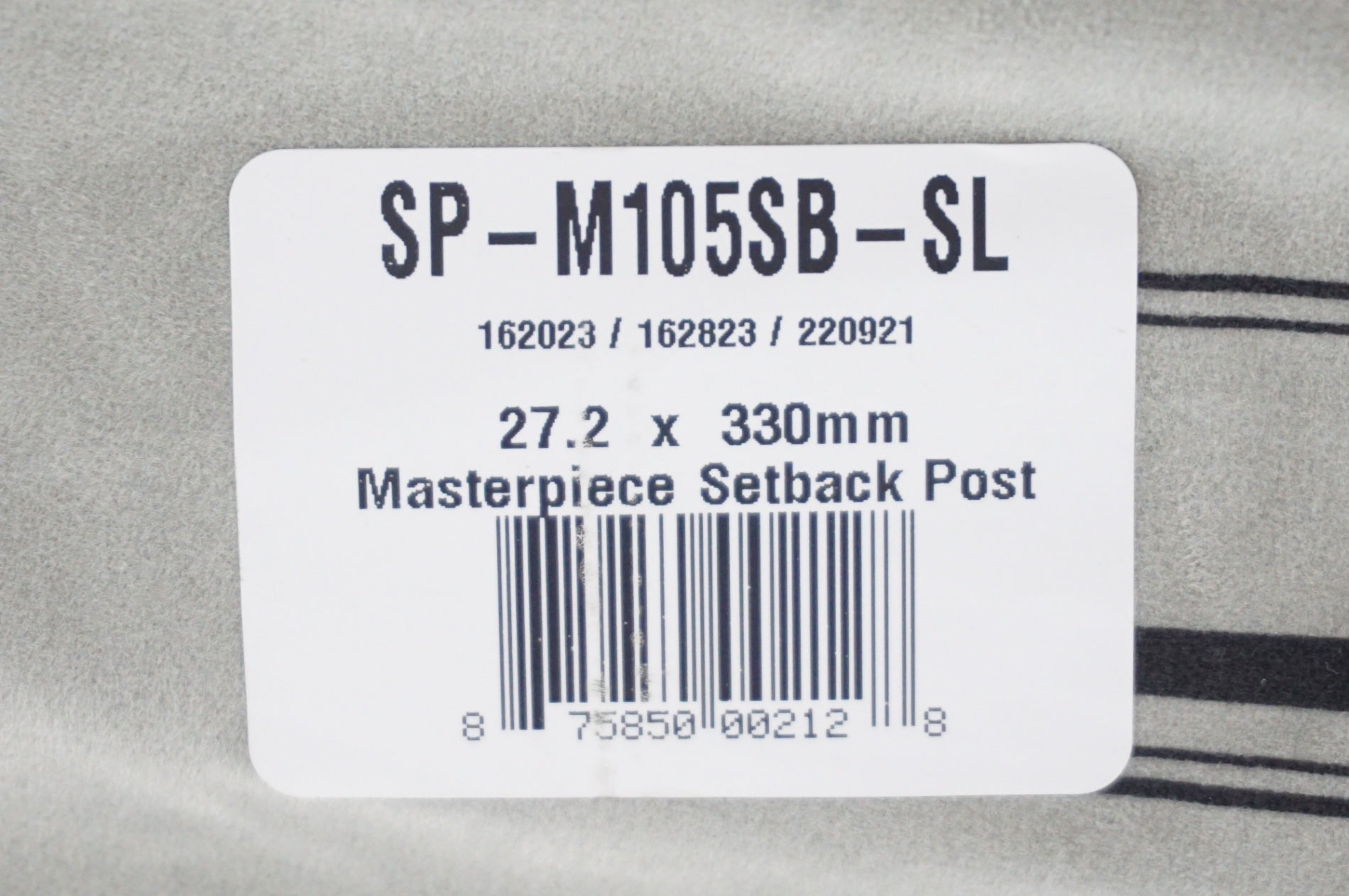 THOMSON 「トムソン」 MASTERPIECE SETBACK Φ27.2 330mm シートポスト / 阪急塚口店