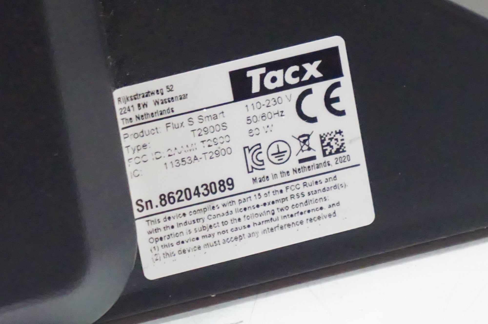 TACX 「タックス」 FLUX S SMART T2900S スマートトレーナー / 熊谷