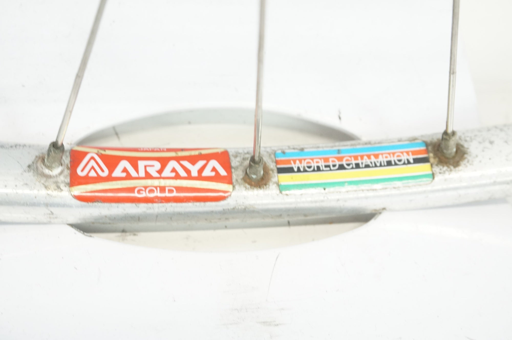 ARAYA 「アラヤ」 GOLD リム SUNTOUR SUPERBE PRO ハブ ホイールセット