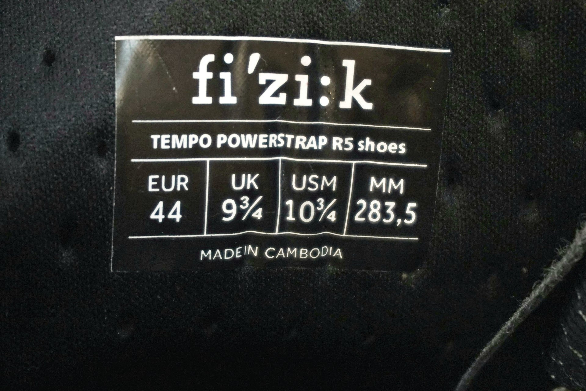 FIZIK 「フィジーク」 TEMPO R5 POWER STRAP EU 44 シューズ