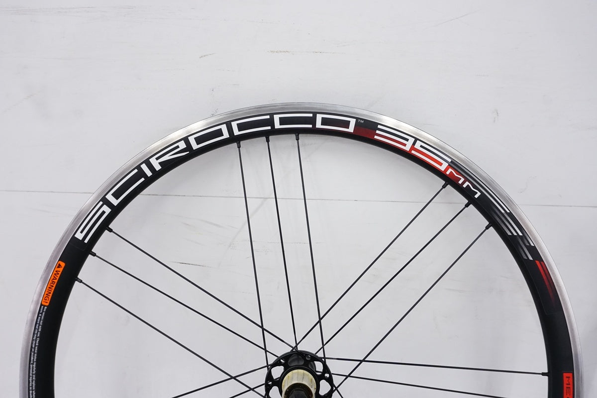 CAMPAGNOLO 「カンパニョーロ」 SCIROCCO 35 C15 シマノ11速 ホイール