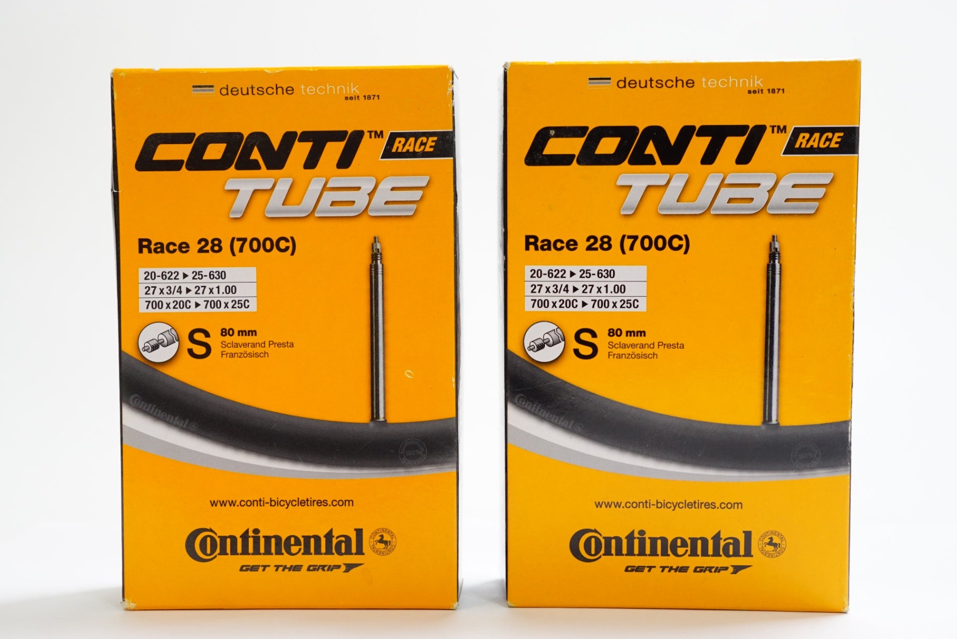 CONTINENTAL 「コンチネンタル」 CONTI TUBE RACE 28 700×20-25C S 80mm チューブセット / 熊谷本店