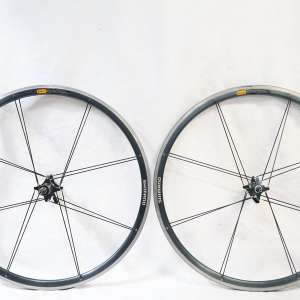 美品シマノWH-R561 700C/8-10速用クリンチャーホイール前後セット SHIMANO（シマノ）WH-R501 リアホイール クリンチャー 8/9/10速用
