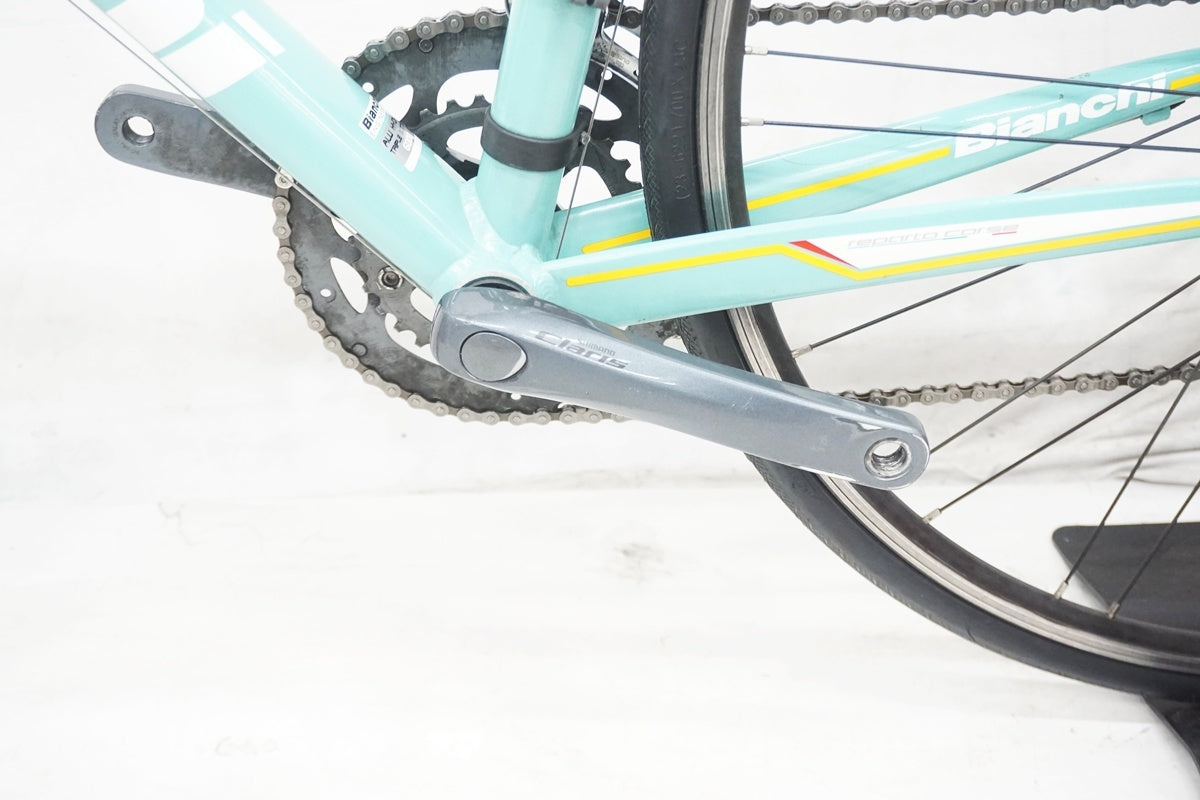 Bianchi Via Nirone 7 Claris 2016年 サイズ52 BIANCHI VIA NIRONE 7 PRO(ビアンキ ヴィア ニローネ 7)CLARIS完成車