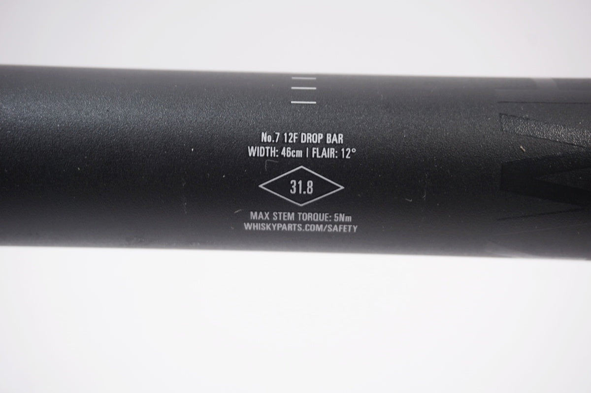 WHISKY ドロップハンドル　460ミリ WHISKY 「ウイスキー」 NO.7 F12 460mm φ31.8 ドロップハンドル