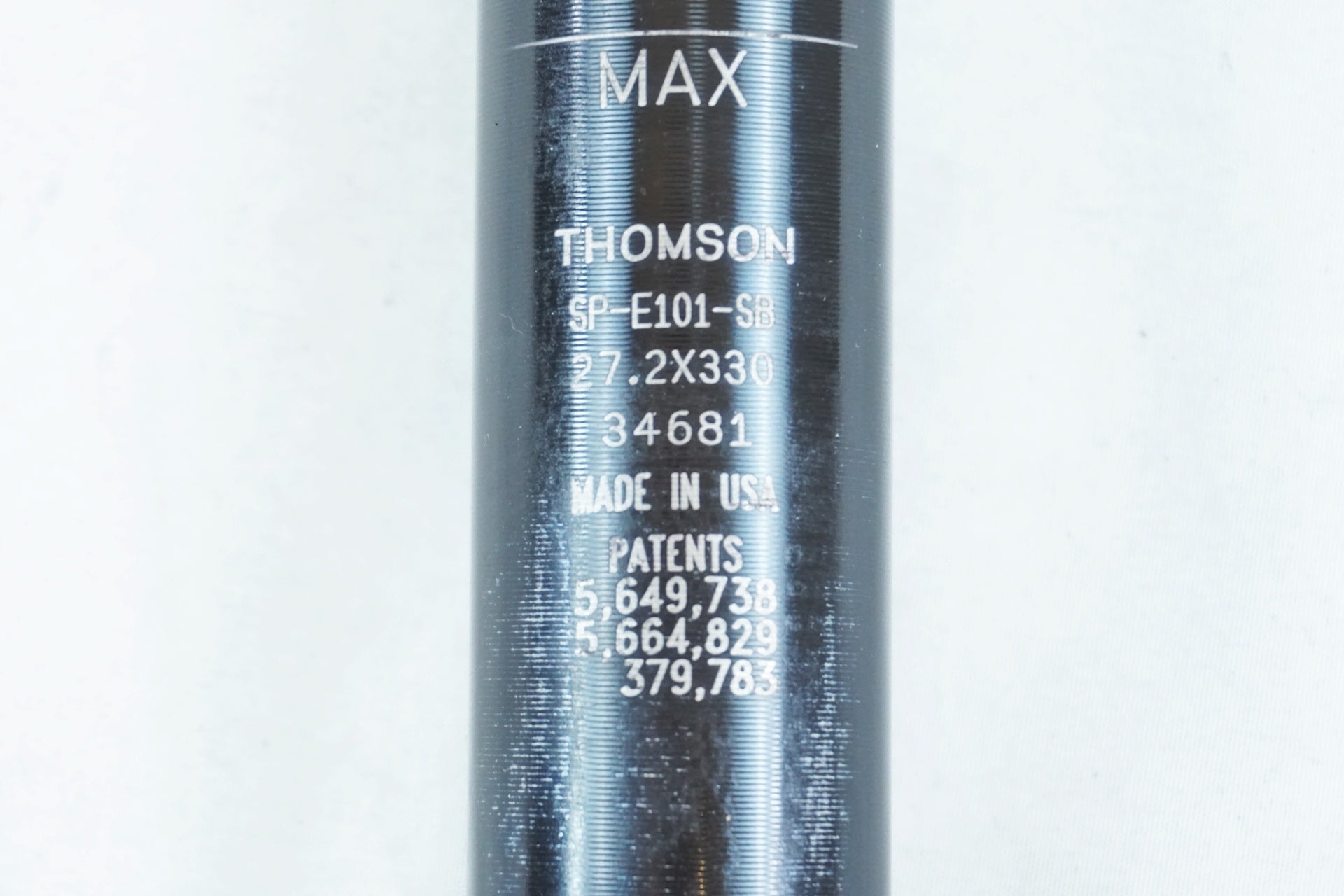 THOMSON 「トムソン」 ELITE SP-E101-SB Φ27.2 330mm シートポスト / 有明ガーデン店