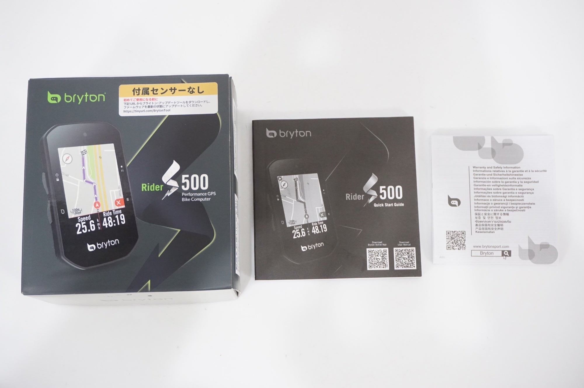 Bryton Rider S500 サイクルコンピューター 本体　付属品付き BRYTON 「ブライトン」 RIDER S500 サイクルコンピューター / AKIBA店