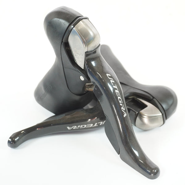 中古シマノ ULTEGRA ST6700左右セットフードカバー無し SHIMANO 「シマノ」 ULTEGRA ST-6700 デュアルコントロールレバー