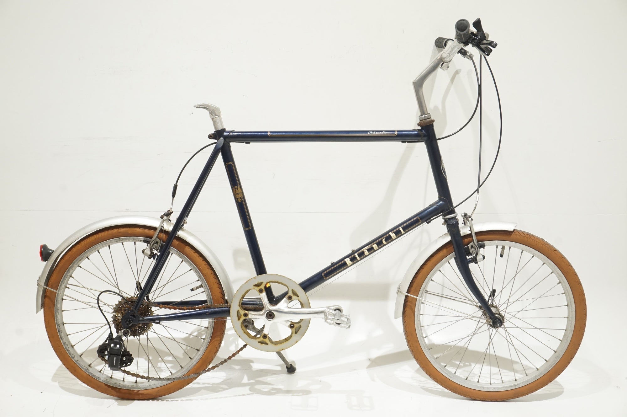 ジャンク BIANCHI 「ビアンキ」 MINIVELO7 FLAT 年式不明 20インチ 折り畳み自転車 / 浜松店