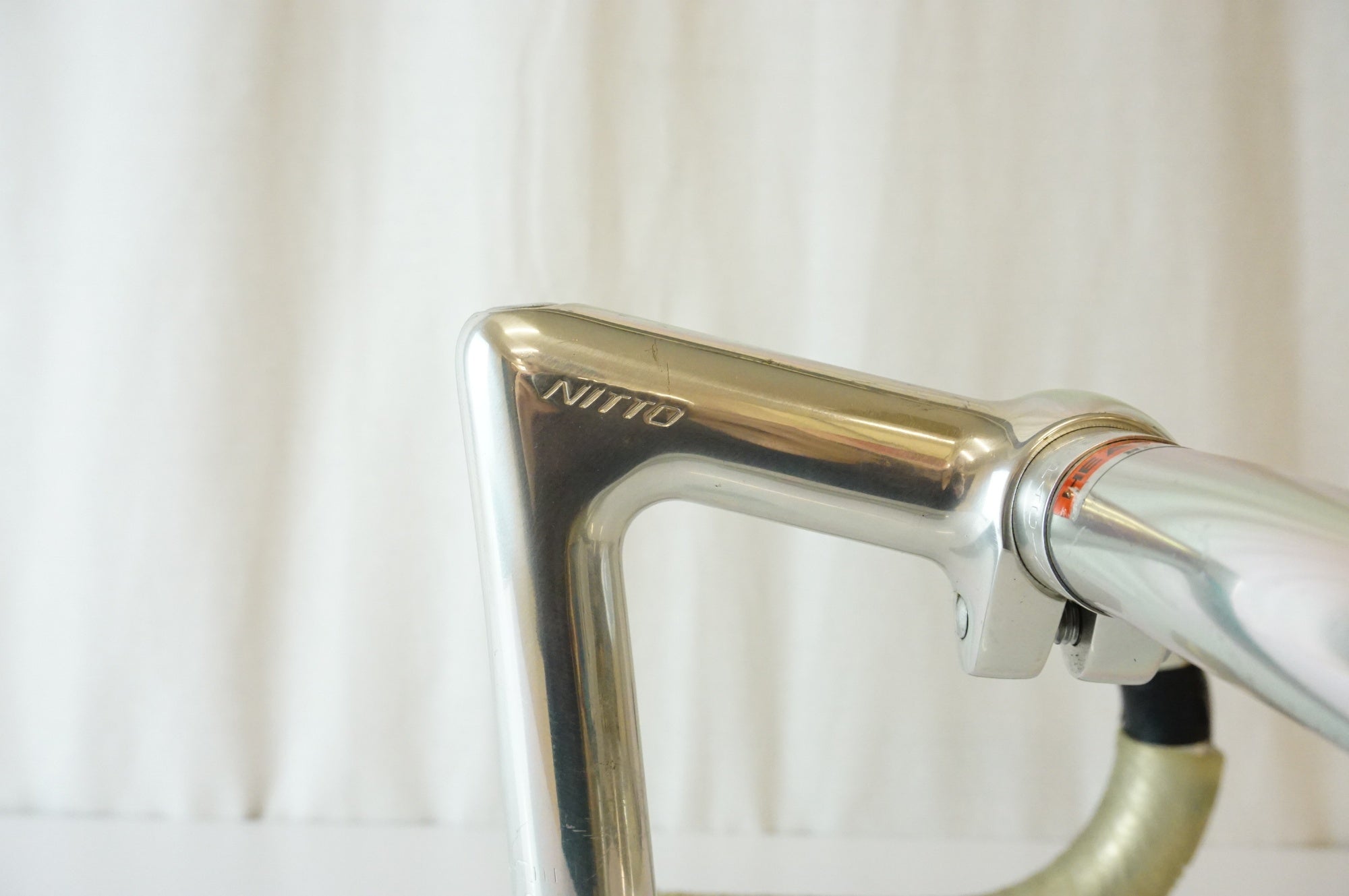 njs nitto ハンドル&ステムセット NITTO 「ニットー」 NJS 370mm φ25.4 80mm ハンドルステムセット