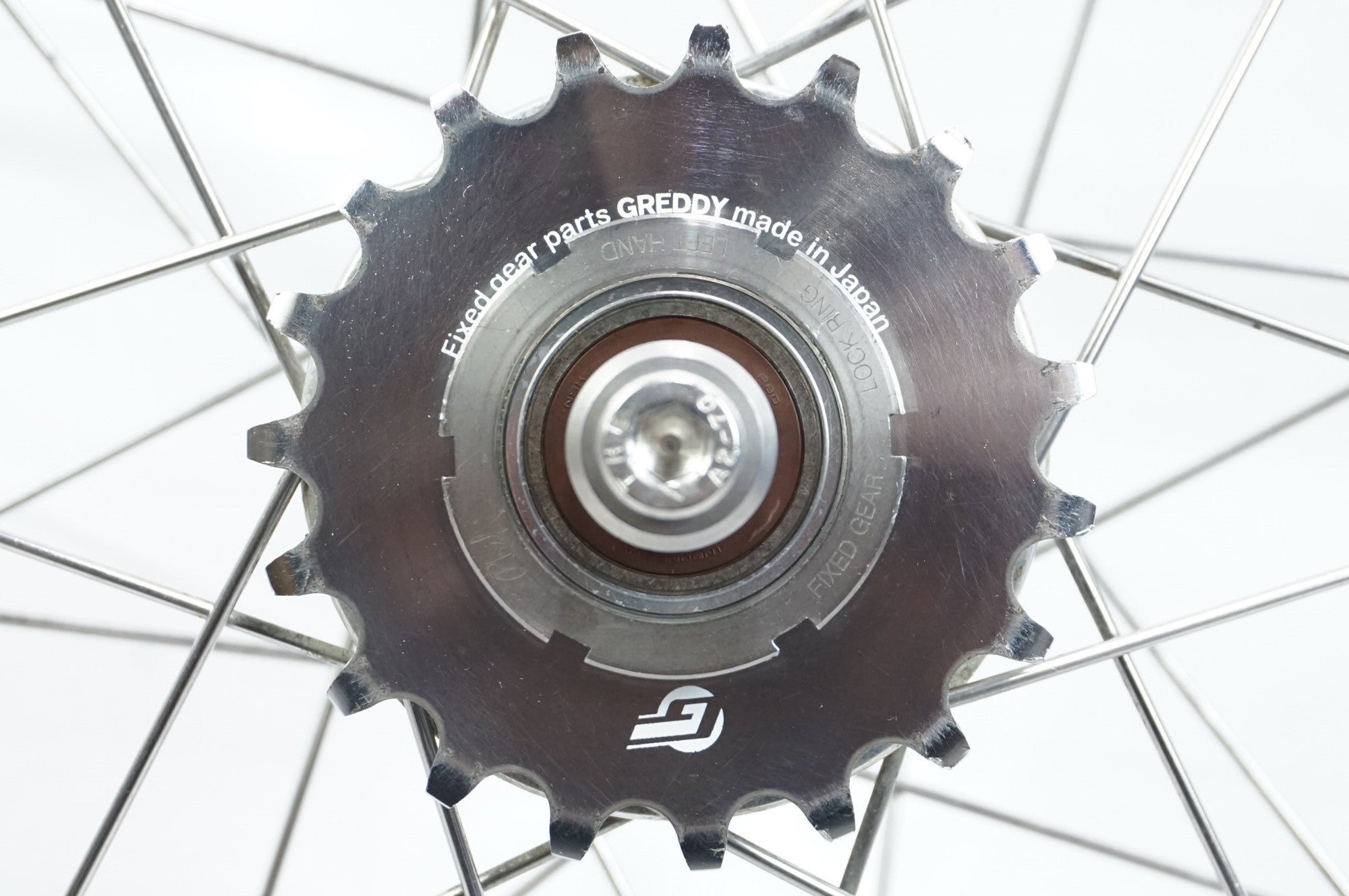 PHIL WOOD 「フィルウッド」 HIGH FLANGE TRACK HUB x H PLUS SON SUPER LITE RIM シングル 手組 リアホイール / 中目黒店