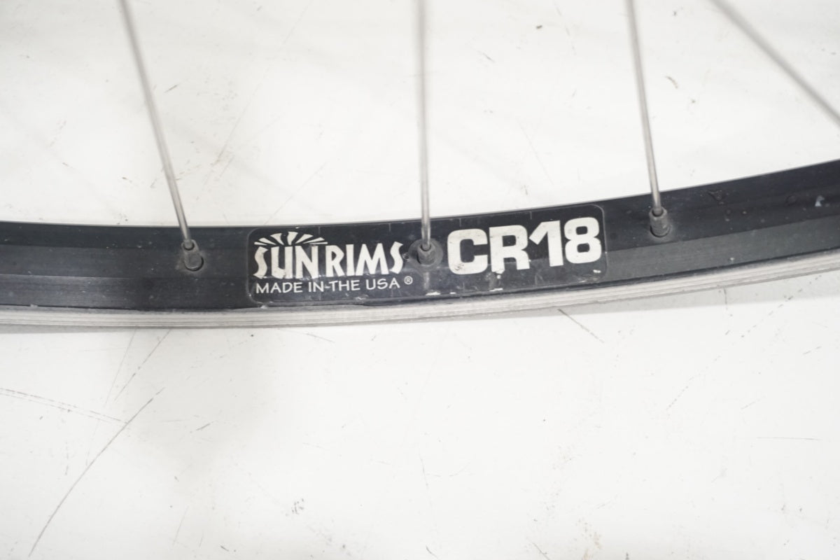 SUNRIMS 「サンリムズ」 CR18 リム SHIMANO STX FH-MC38 ハブ SHIMANO8-9速 ホイールセット / 滋賀大津店