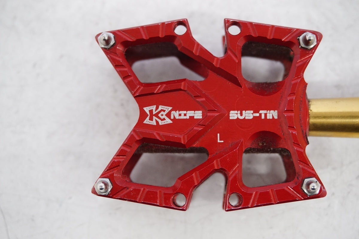 KCNC 「ケーシーエヌシー」 KNIFE ナイフ ステンレススチール スピンドル ペダル / 浜松店