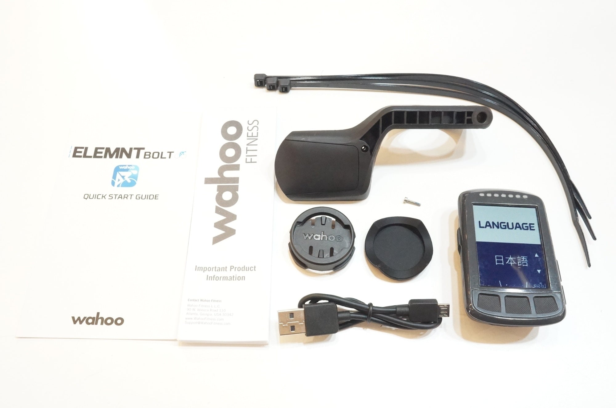WAHOO 「ワフー」 ELEMNT BOLT V1 WFCC3 サイクルコンピューター / バイチャリ浦和ベース