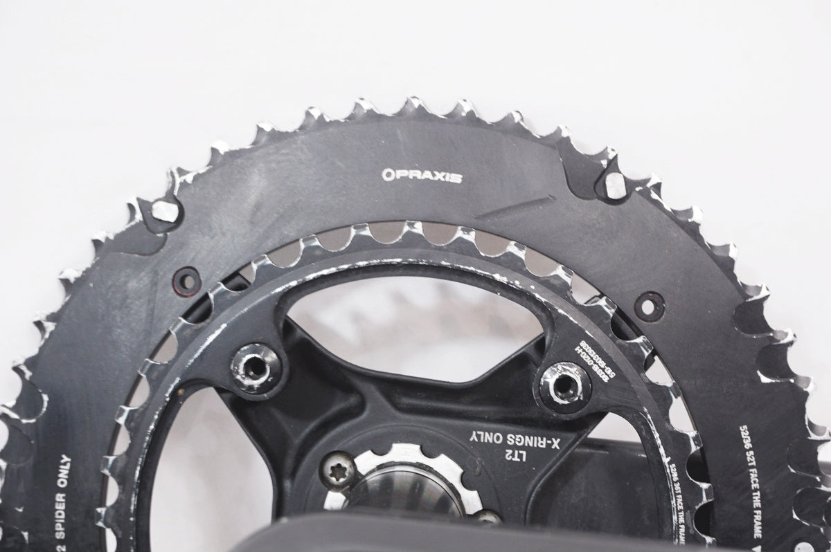 PRAXIS WORKS 「プラクシスワークス」 ZAYANTE CARBON 4IIII 52-36T 170mm パワーメーター クランクセット / バイチャリ世田谷店