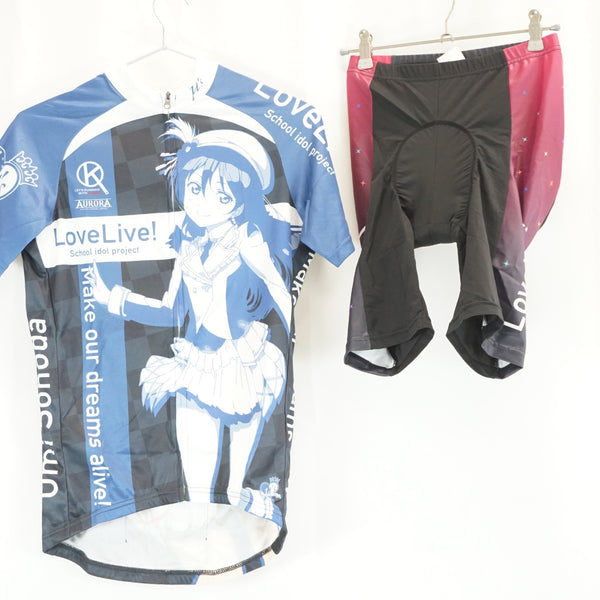 AURORA サイクルジャージ めんま　サイズL AURORA 「アウローラ」 LOVELIVE Mサイズ サイクルジャージ