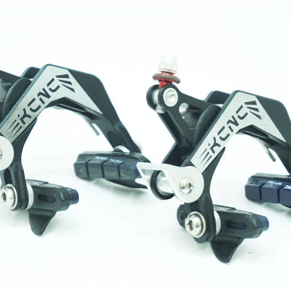 KCNC CB9 キャリパーブレーキ ブラック/シルバー KCNC 「ケーシーエヌシー」 CB9 キャリパーブレーキセット / 大阪美原